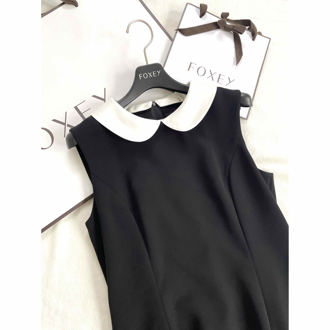 FOXEY DRESS PETIT NOIR ALICE サイズ40 白襟