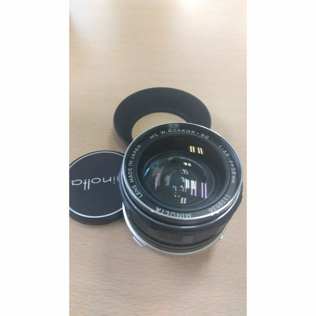 ミノルタMC W ROKKOR-SG 28/3.5カメラ