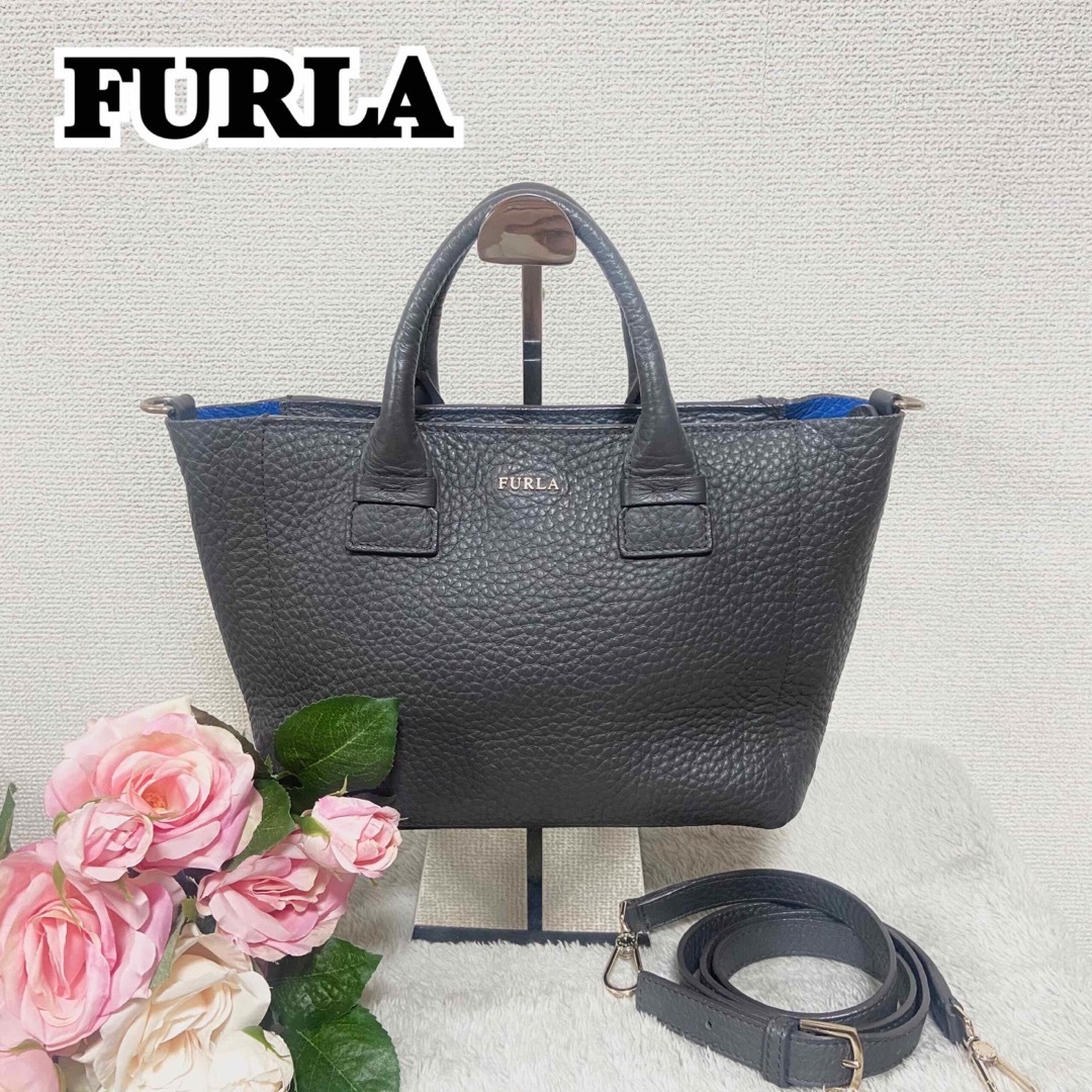 Furla - 【極美品】FURLA カプリッチョ ハンドバッグ 2way