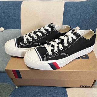 プロケッズ(PRO-Keds)の入手困難品⭐︎PRO-Keds ロイヤルロー　ブラック　23cm(スニーカー)