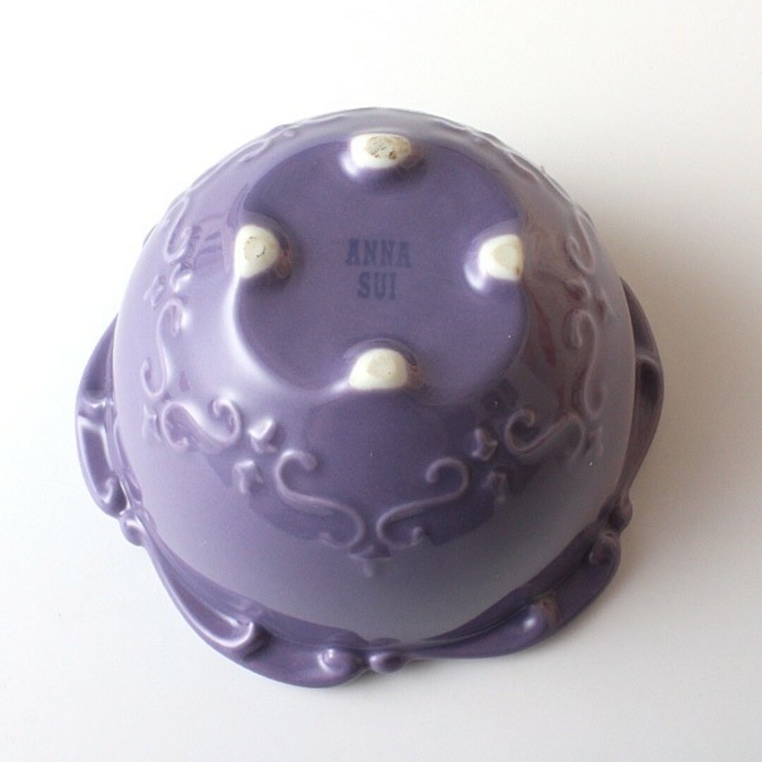 ANNA SUI(アナスイ)のANNA SUI アナスイ 陶器 小物入れ コットンボウル メイクケース インテリア/住まい/日用品のインテリア小物(小物入れ)の商品写真