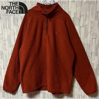 ザノースフェイス(THE NORTH FACE)のノースフェイス フリース ハーフジップ ブラウン 赤茶 (ブルゾン)