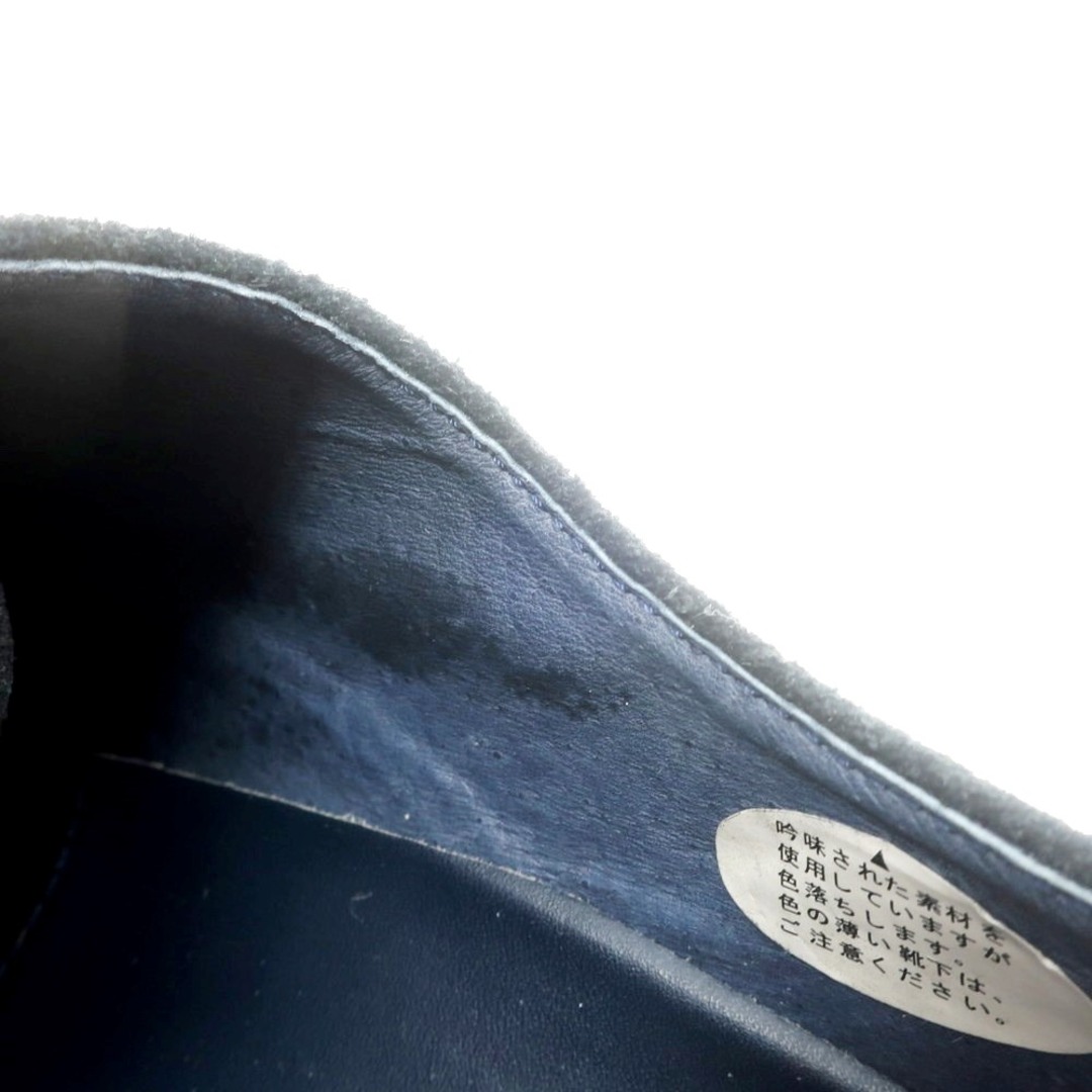 【中古】モデロ MODELLO スエード プレーントゥシューズ ブラック【サイズ24.5】【メンズ】 メンズの靴/シューズ(ドレス/ビジネス)の商品写真