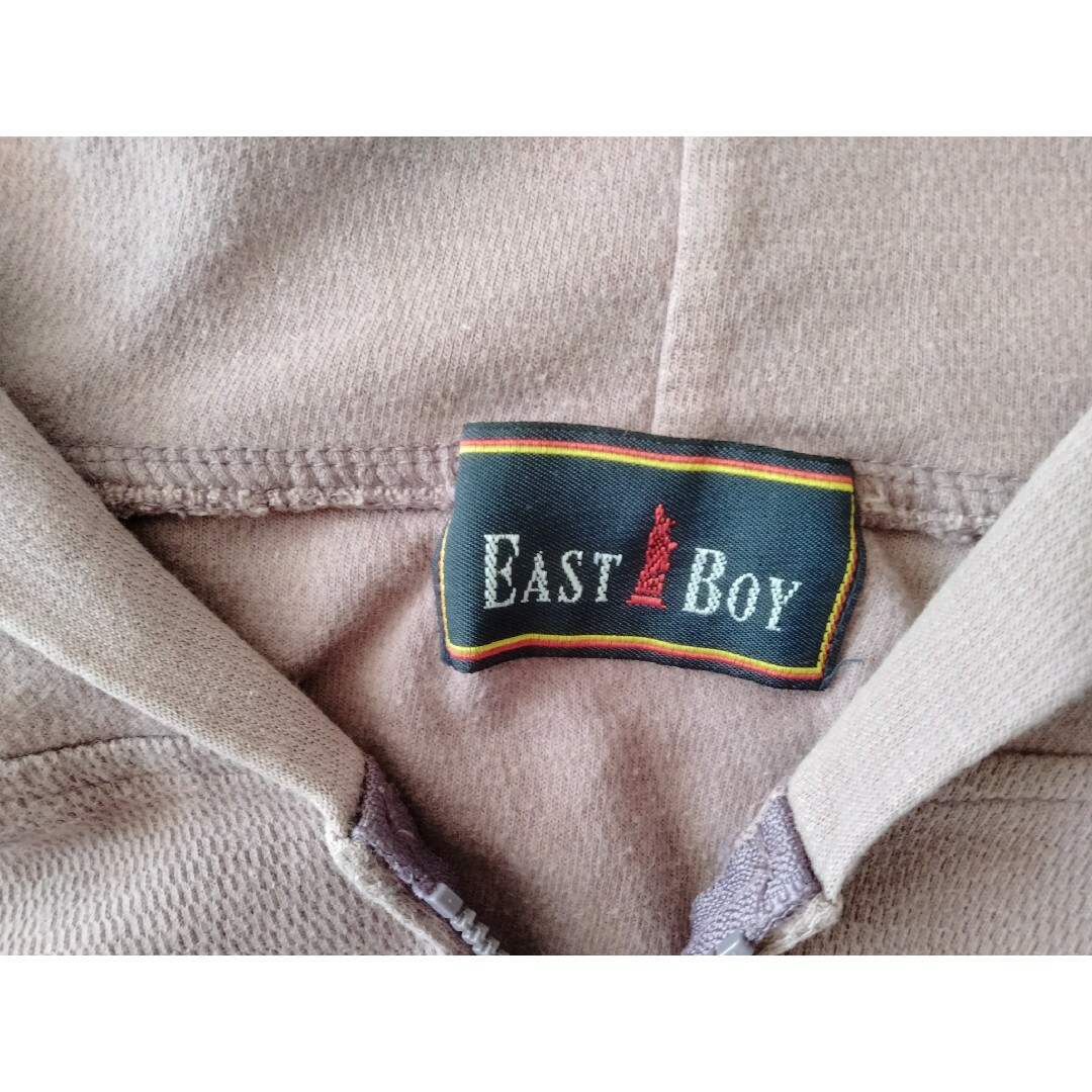 EASTBOY(イーストボーイ)の90's 　EAST BOY　半袖　パーカー　大きめLサイズ レディースのトップス(パーカー)の商品写真