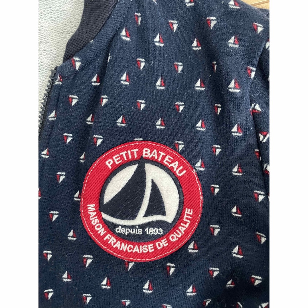 PETIT BATEAU(プチバトー)のプチバトー♡スウェット地上着 キッズ/ベビー/マタニティのキッズ服男の子用(90cm~)(ジャケット/上着)の商品写真