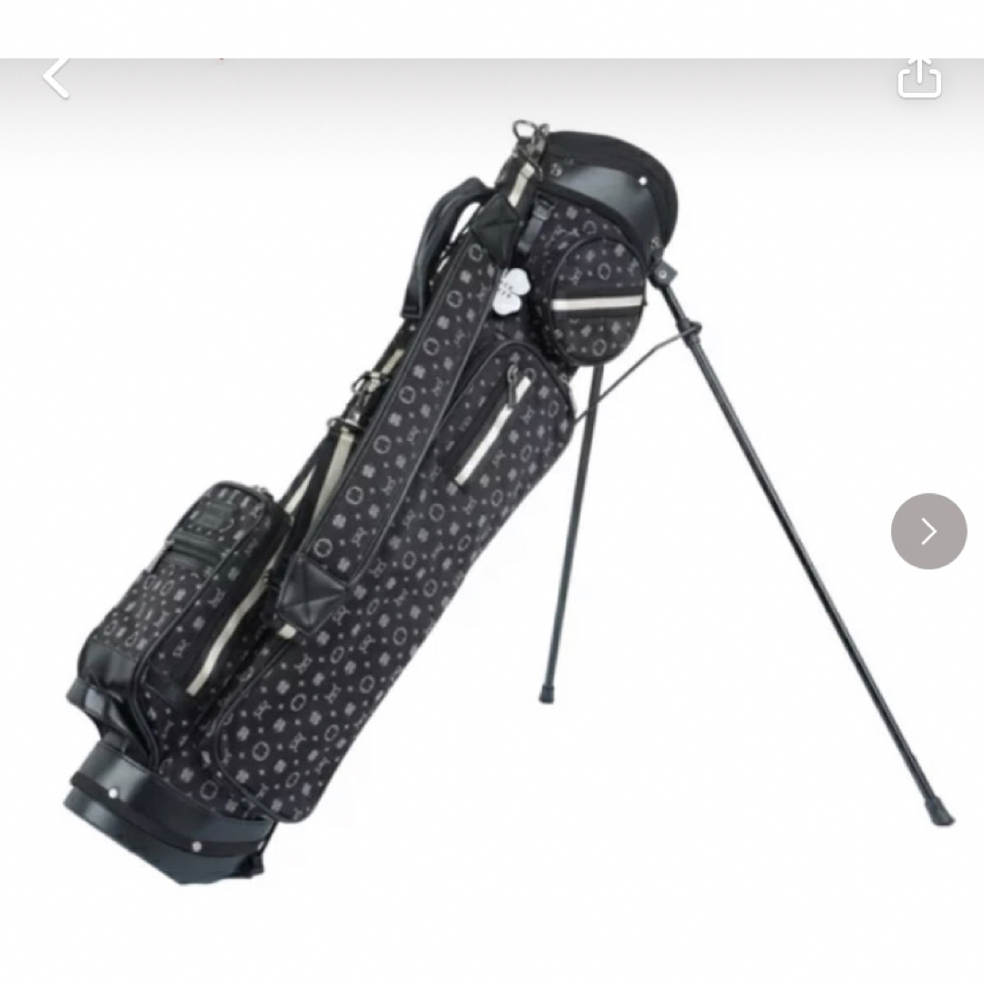 BLACK CLOVER(ブラッククローバー)のブラッククローバー　キャディバッグ　スタンド式 スポーツ/アウトドアのゴルフ(バッグ)の商品写真