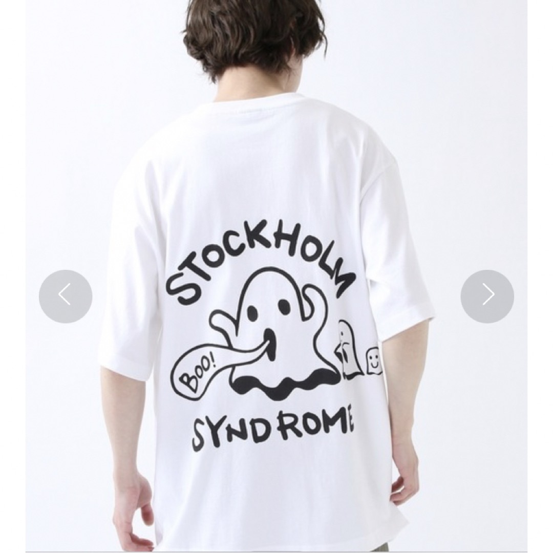 STOCKHOLM SYNDROME ストックホルム　シンドローム　白　Tシャツ