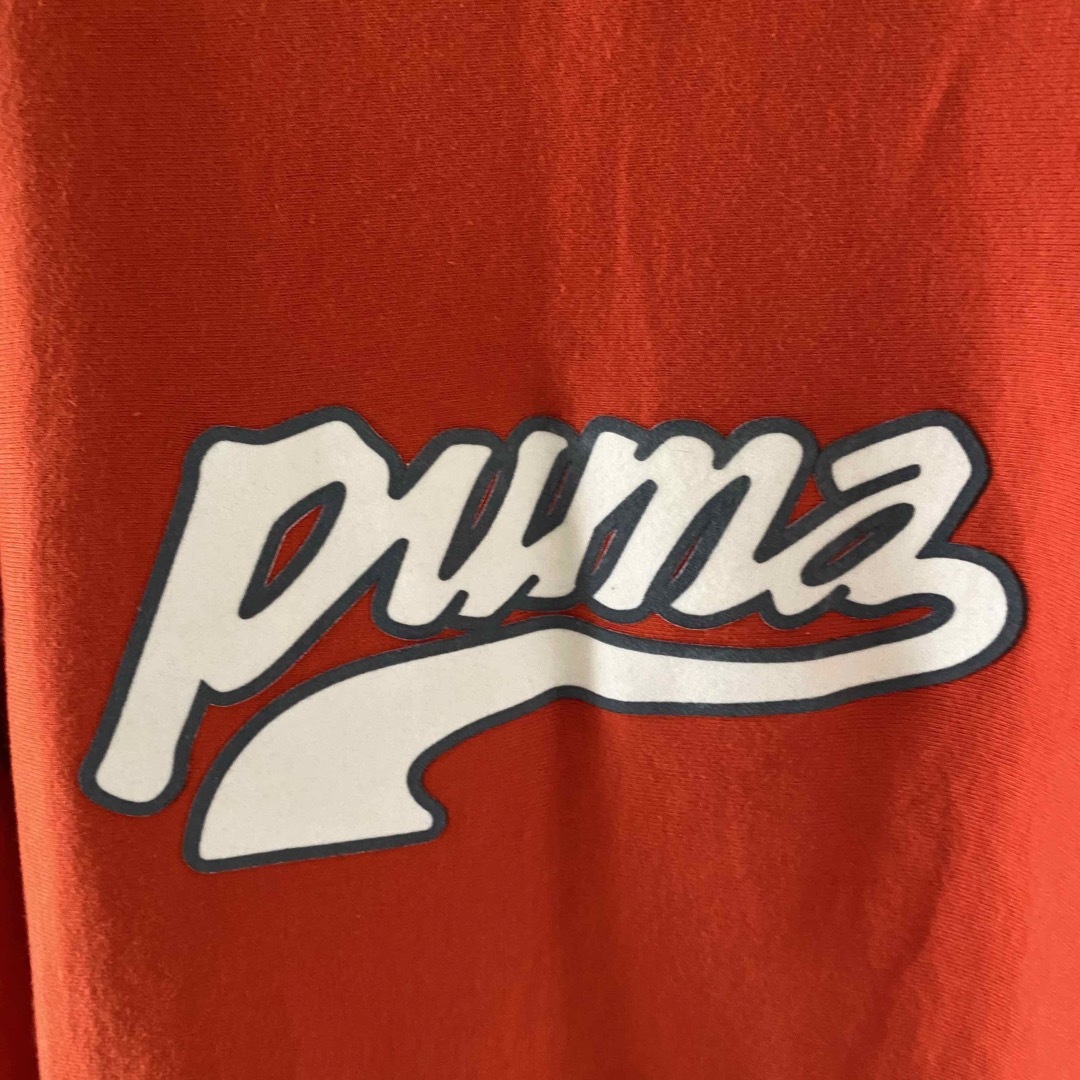 OLDPUMAオールドプーマリンガーtシャツメンズ長袖mオレンジY2Kあいみょん 2