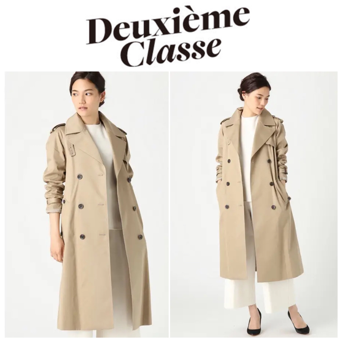 DEUXIEME CLASSE - 定価¥62,700 DEUXIEME CLASSE トレンチコート 38の ...