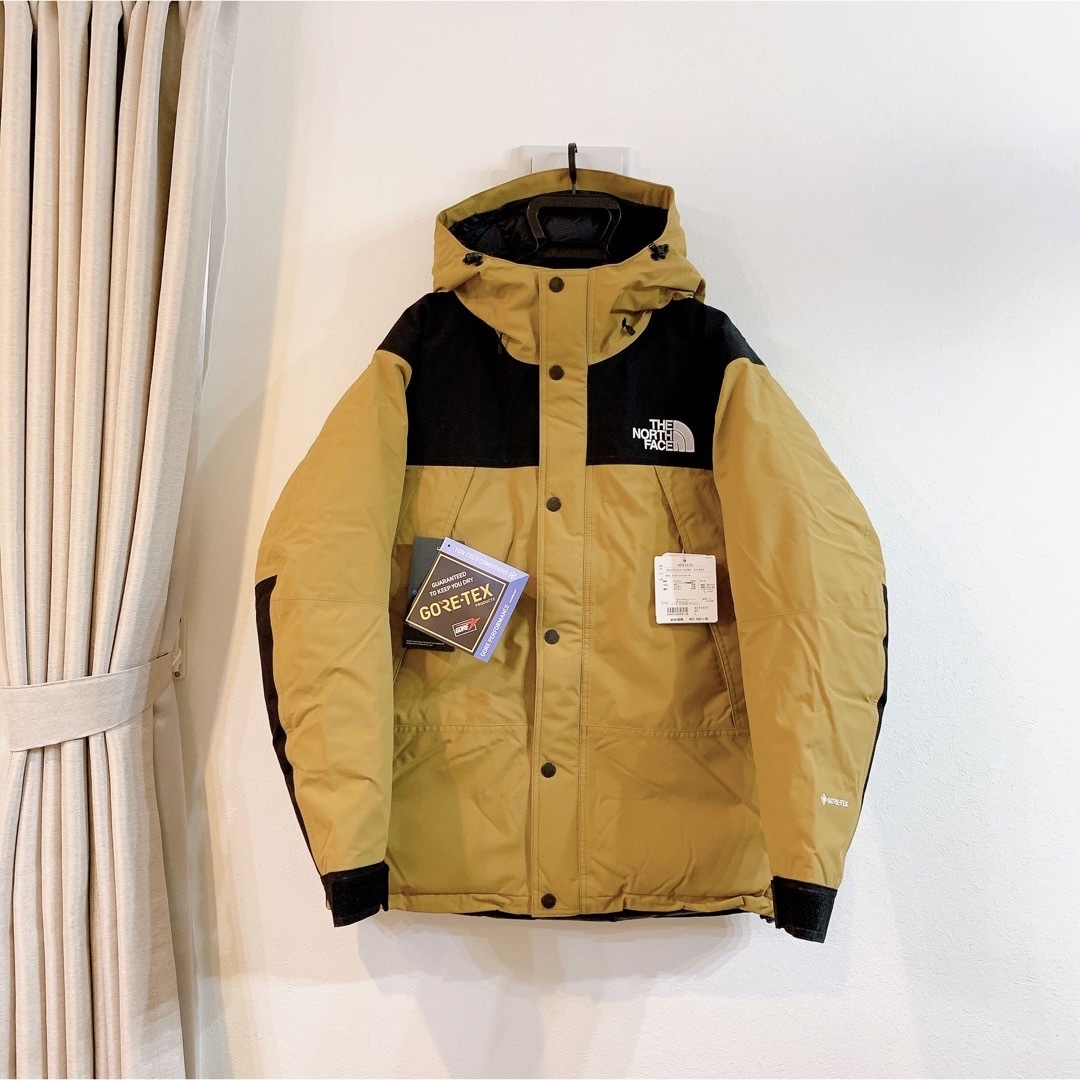 【美品】NORTH FACE ノースフェイス マウンテンダウン カーキ　L