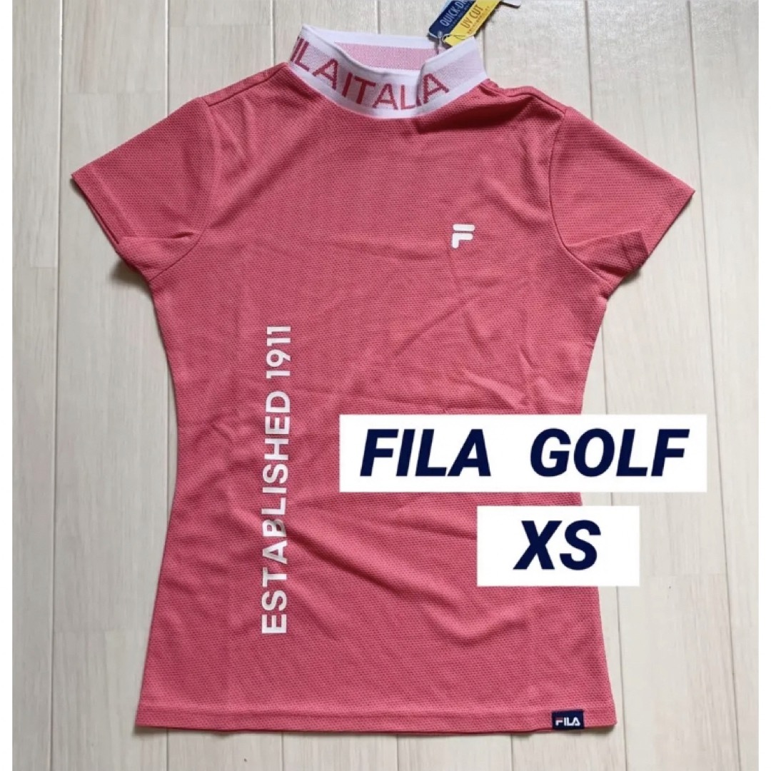 FILA GOLF レディース  ゴルフウェア　モックネックワンピース 黒　L