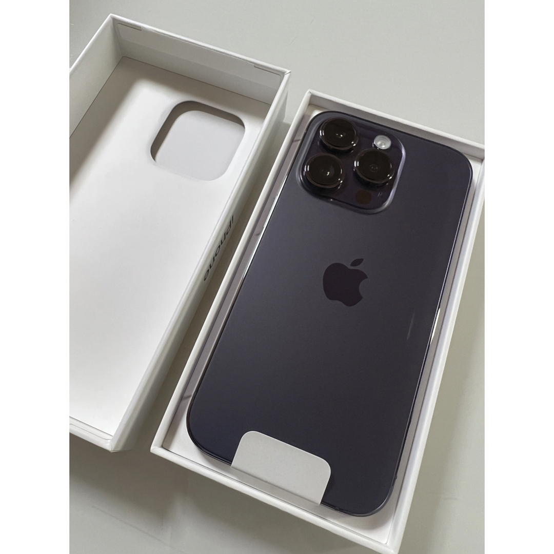 iPhone - iPhone14pro 256GB ディープパープル 美品SIMフリーの+pcinbox.cl