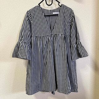 ザラ(ZARA)の♡本日限定お値下♡ ZARA ギンガムチェック オールインワン♡S(オールインワン)