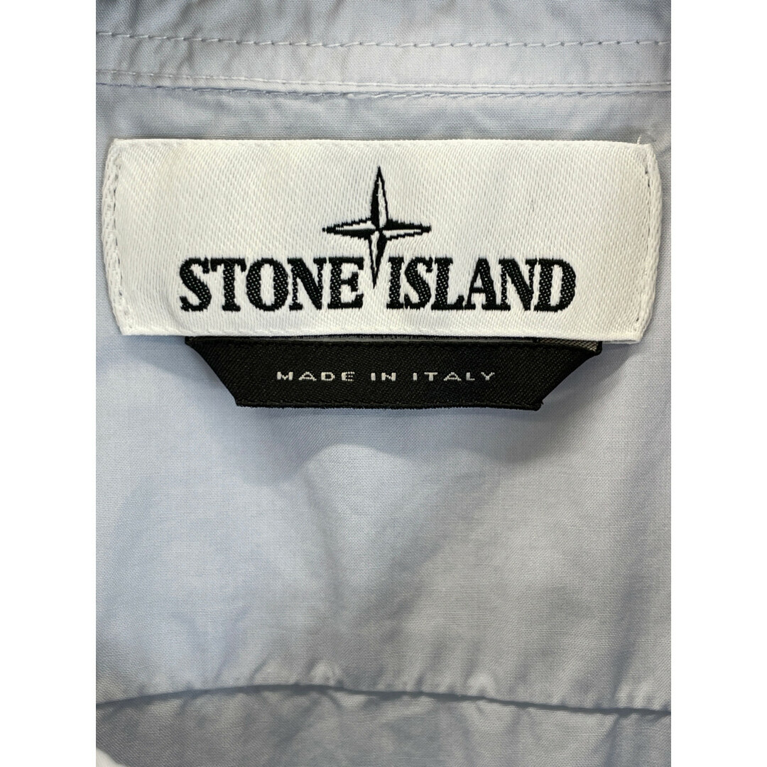 STONE ISLAND(ストーンアイランド)のストーンアイランド 72152110 ライトブルー コットン 半袖シャツ L メンズのトップス(その他)の商品写真