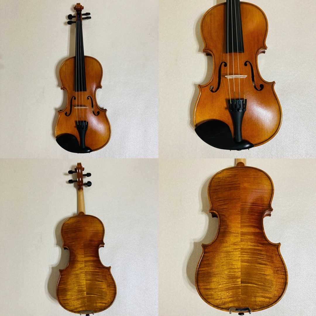 極美品 Nicolo Santi NSN-60S 4/4 バイオリン 杢虎