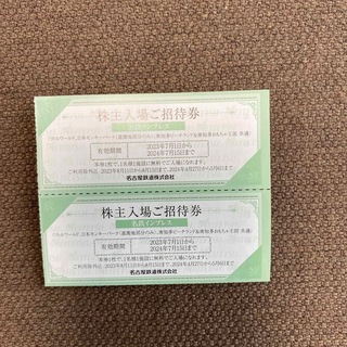 名古屋鉄道　株主入場ご招待券(遊園地/テーマパーク)