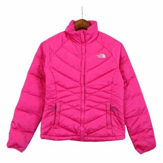 ノースフェイス(THE NORTH FACE) ダウンジャケット(ピンク/桃色系)の