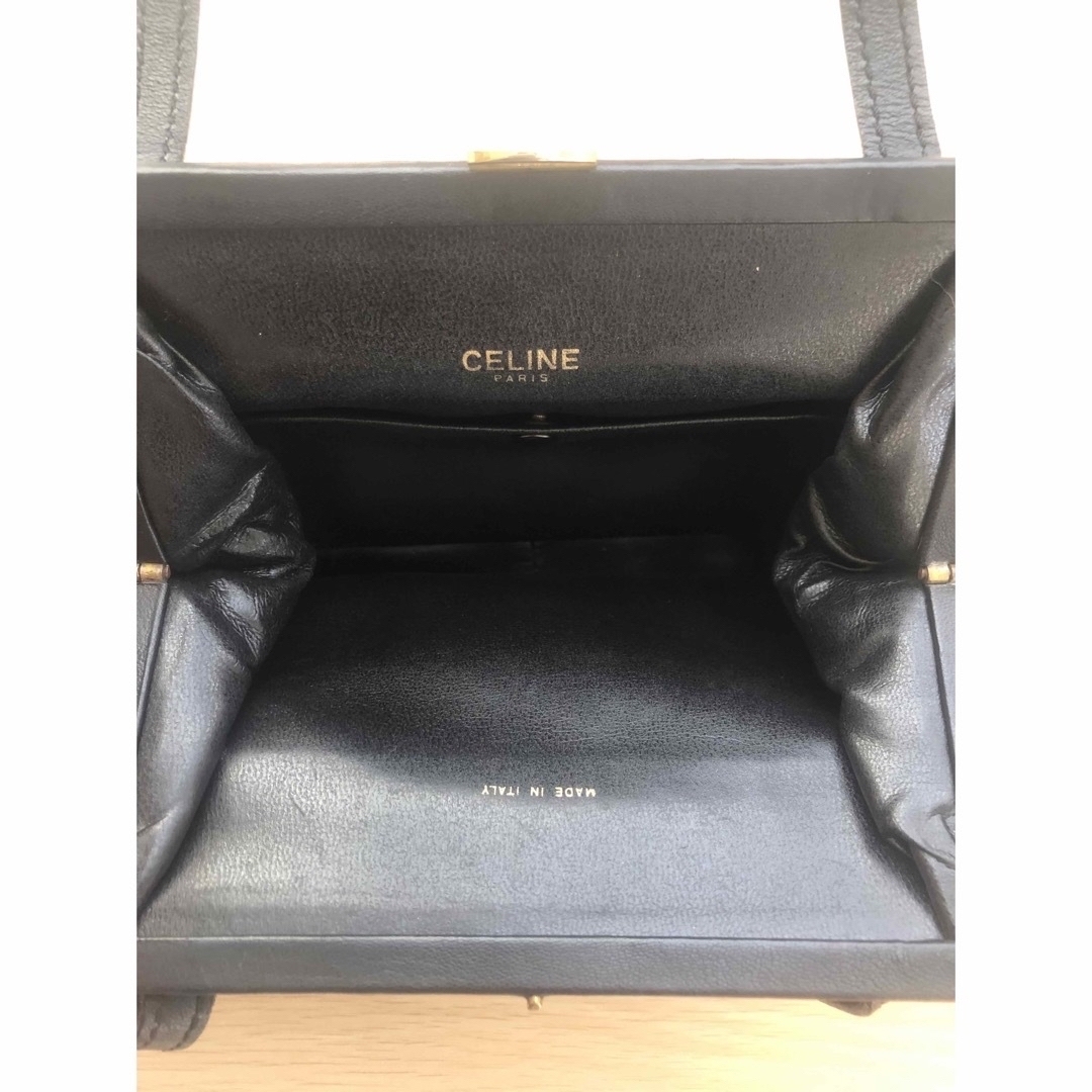 CEFINE(セフィーヌ)のヴィンテージ　CELINE セリーヌ　オールドセリーヌ がま口　ミニバッグ レディースのバッグ(ハンドバッグ)の商品写真