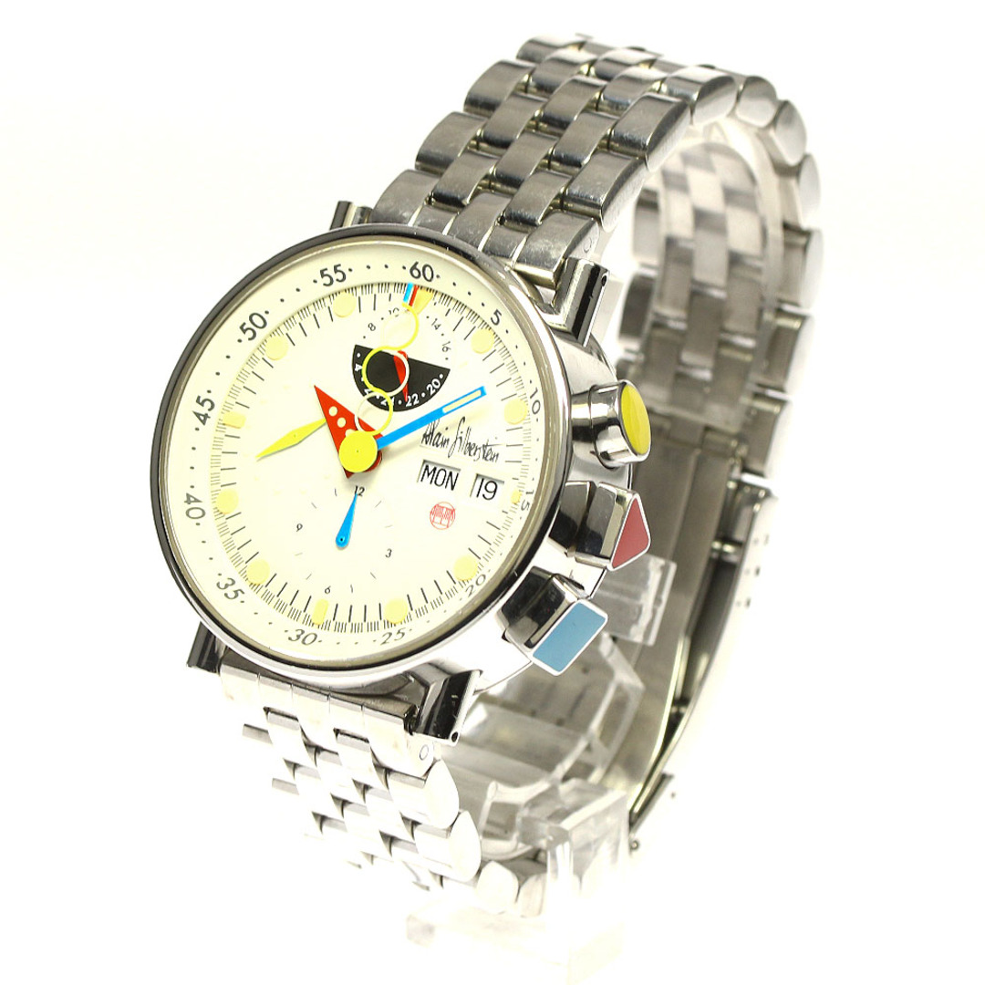 Alain Silberstein(アランシルベスタイン)のアラン・シルベスタイン Alain Silberstein クロノバウハウス デイデイト 自動巻き メンズ 箱付き_774830 メンズの時計(腕時計(アナログ))の商品写真