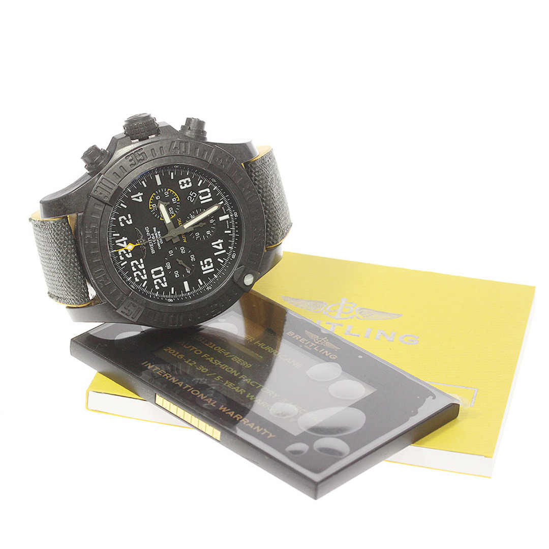 ブライトリング BREITLING XB1210 アベンジャー ハリケーン クロノグラフ 自動巻き メンズ 保証書付き_777043