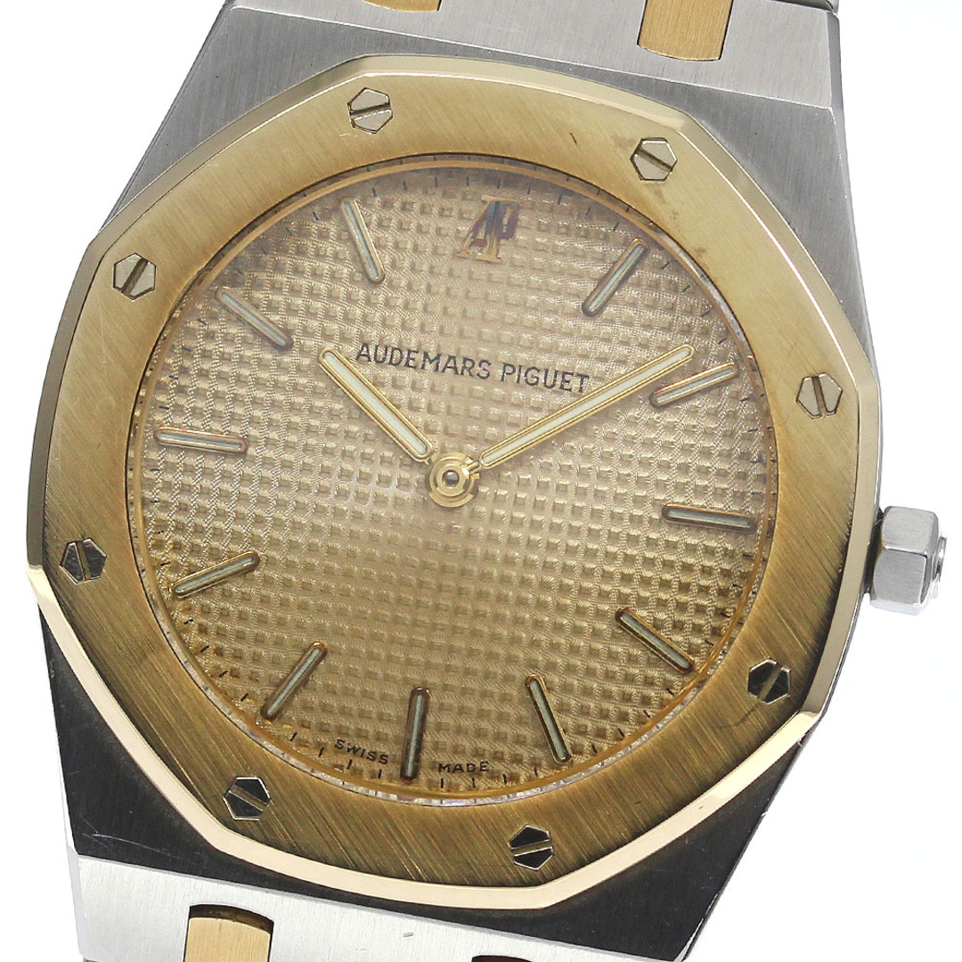 ☆ジャンク 【AUDEMARS PIGUET】オーデマ・ピゲ K18YG ラウンド クォーツ メンズ_710311【ev20】