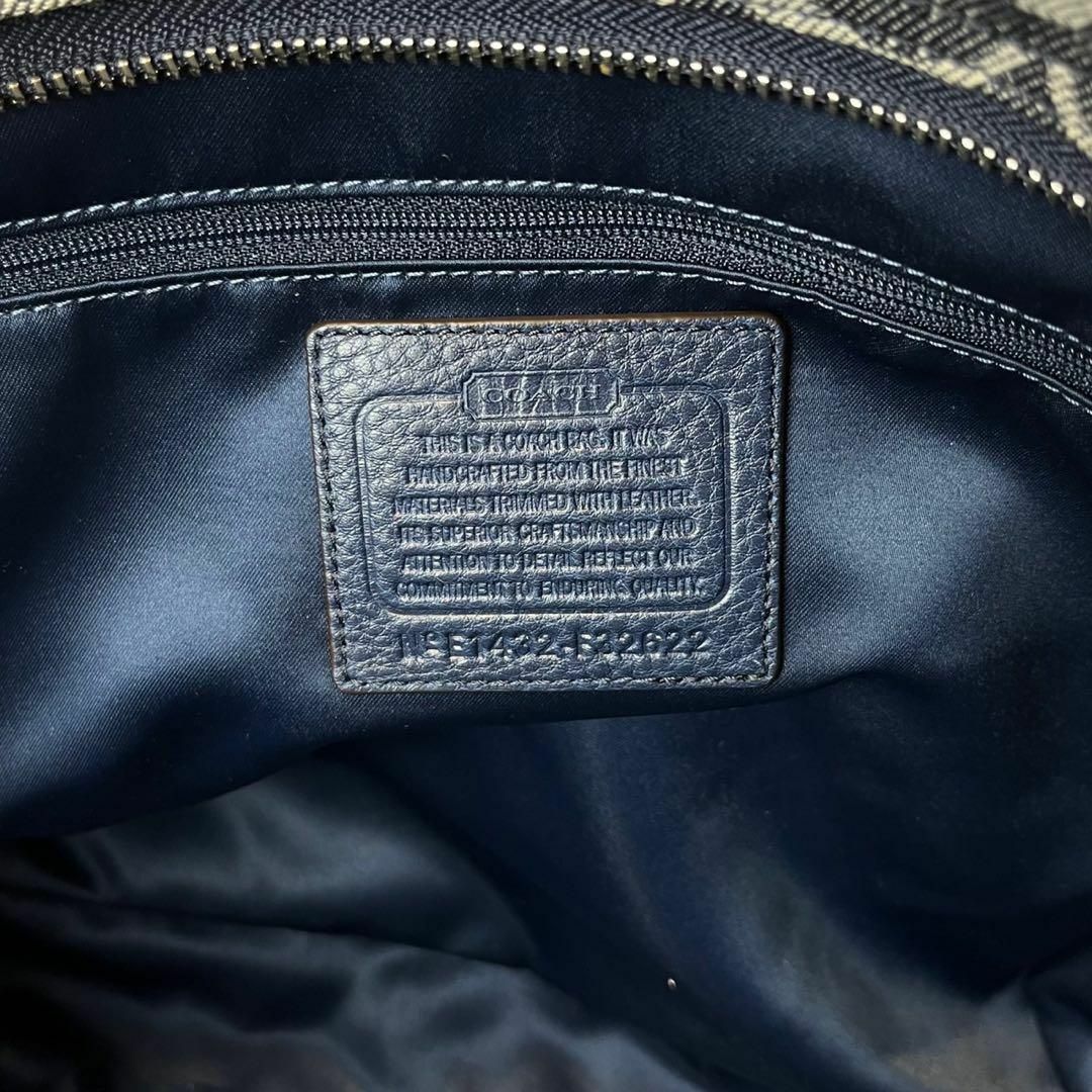 COACH - 美品 コーチ トートバッグ シグネチャー キャンバス デニムの