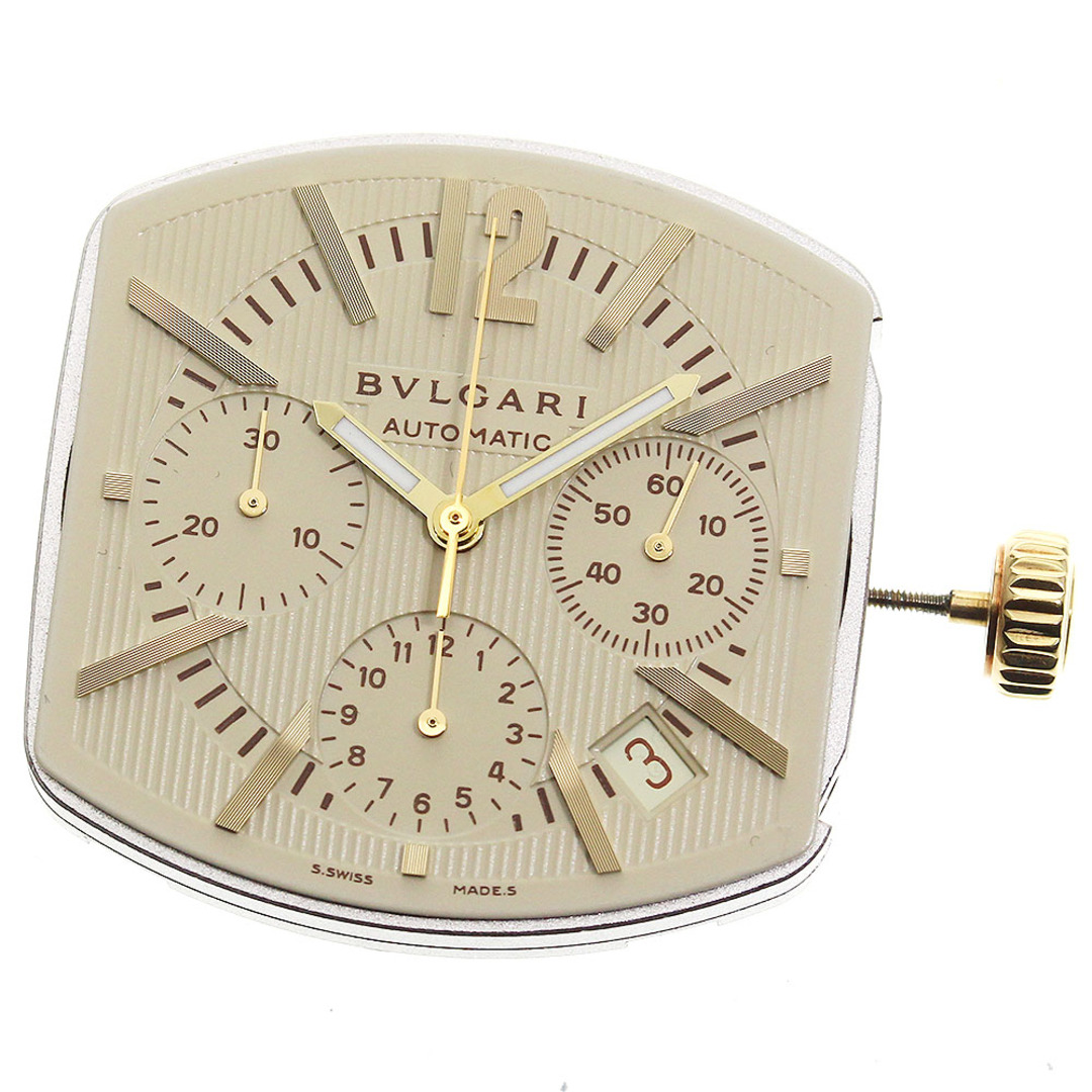 ブルガリ BVLGARI ムーブメント クロノグラフ Cal.080TEEE 自動巻き メンズ 良品 _B5