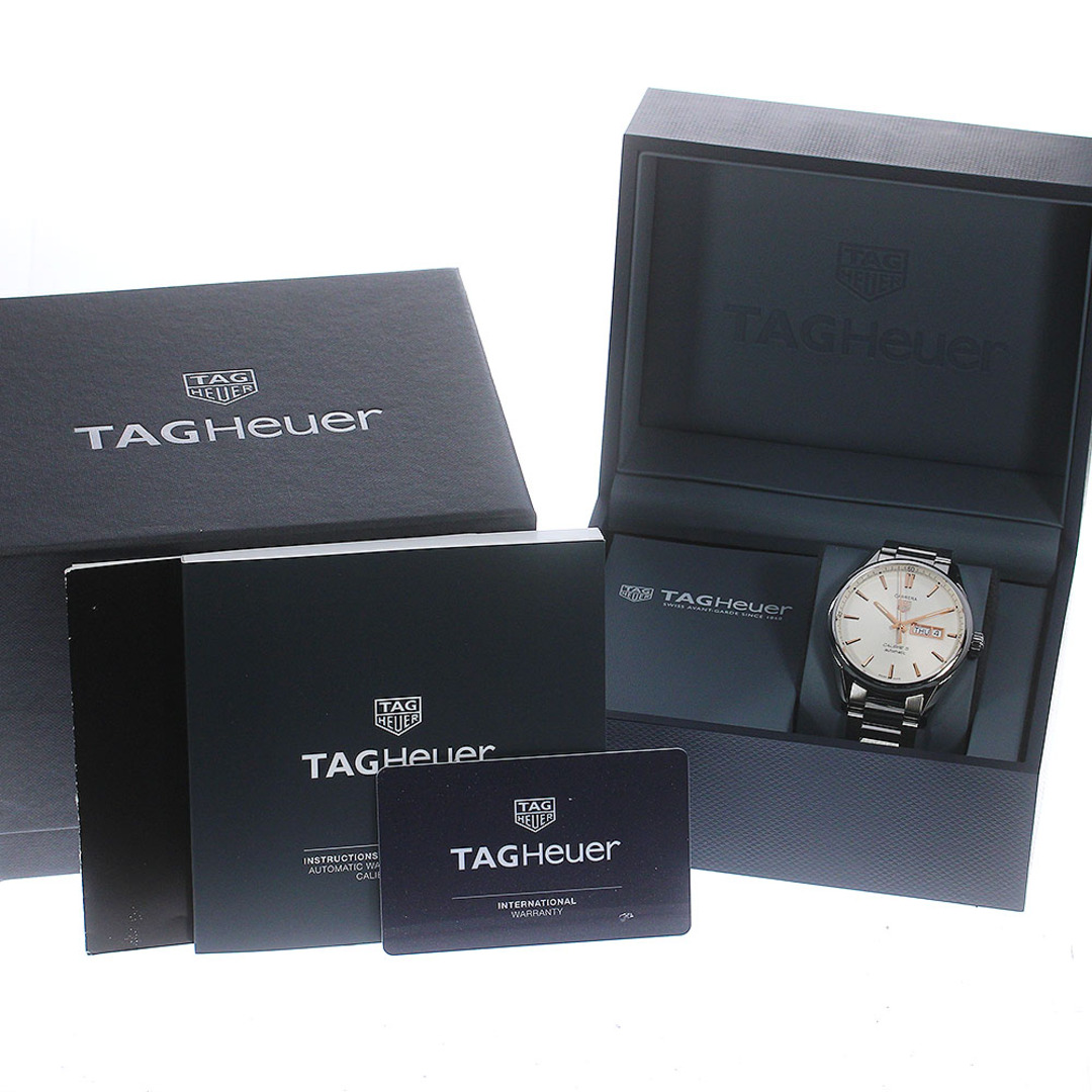 タグホイヤー TAG HEUER WAR201D-1 カレラ キャリバー5 デイデイト 自動巻き メンズ 良品 箱・保証書付き_772786