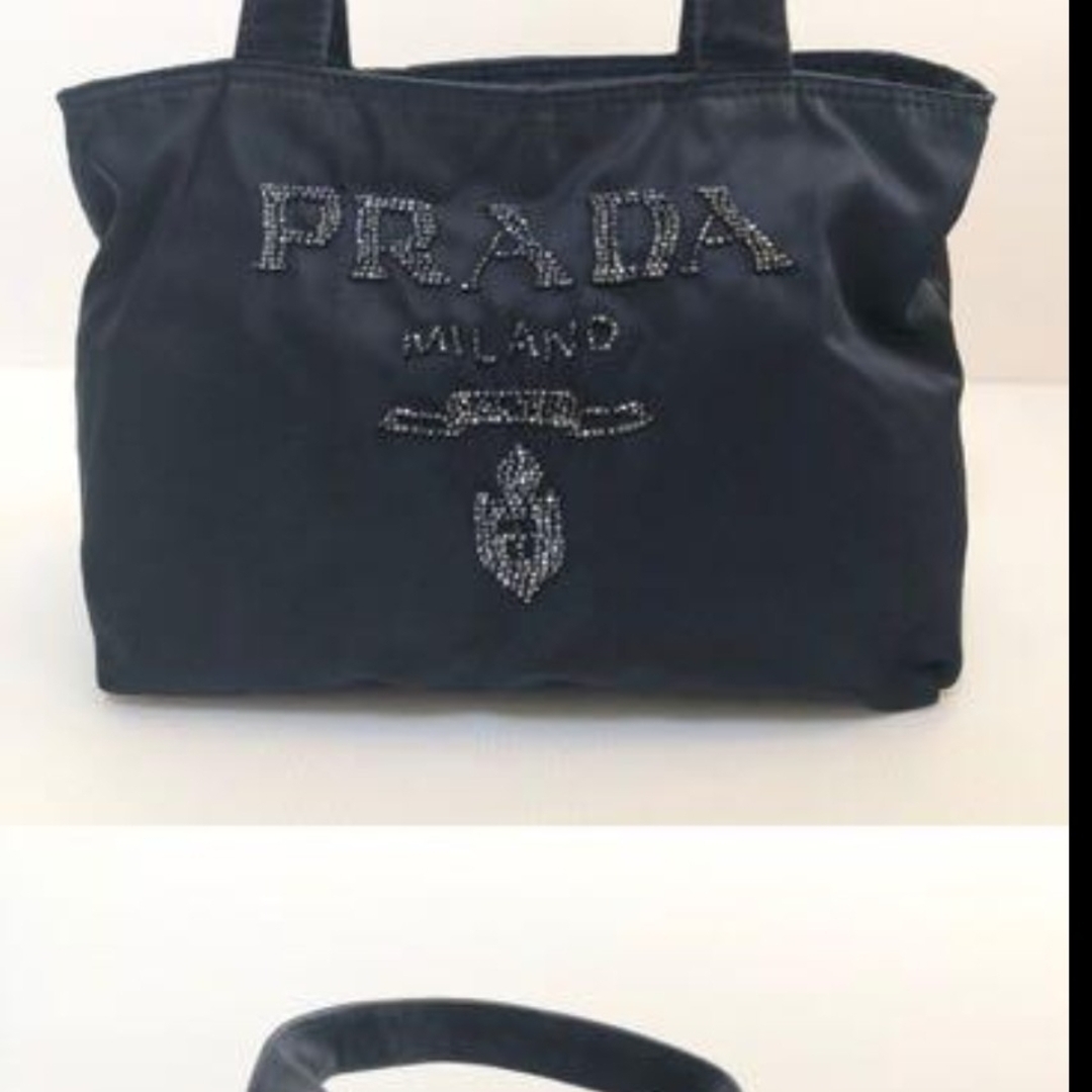 PRADA - PRADAビーズ刺繍ハンドバッグ保存袋付きの通販 by tama PRADA - PRADAビーズ刺繍ハンドバッグ保存袋付きの通販 by tama