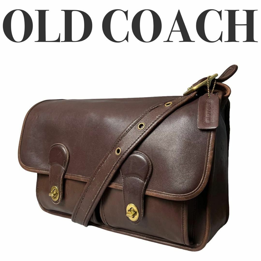 希少 OLD COACH オールドコー チ ショルダーバッグターンロック