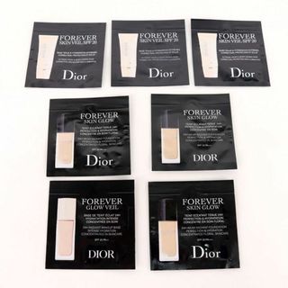 ディオール(Dior)のディオール サンプル 未使用 7点セット ディオールスキンフォーエヴァー 化粧下地/ファンデ まとめて 大量 レディース Dior(その他)