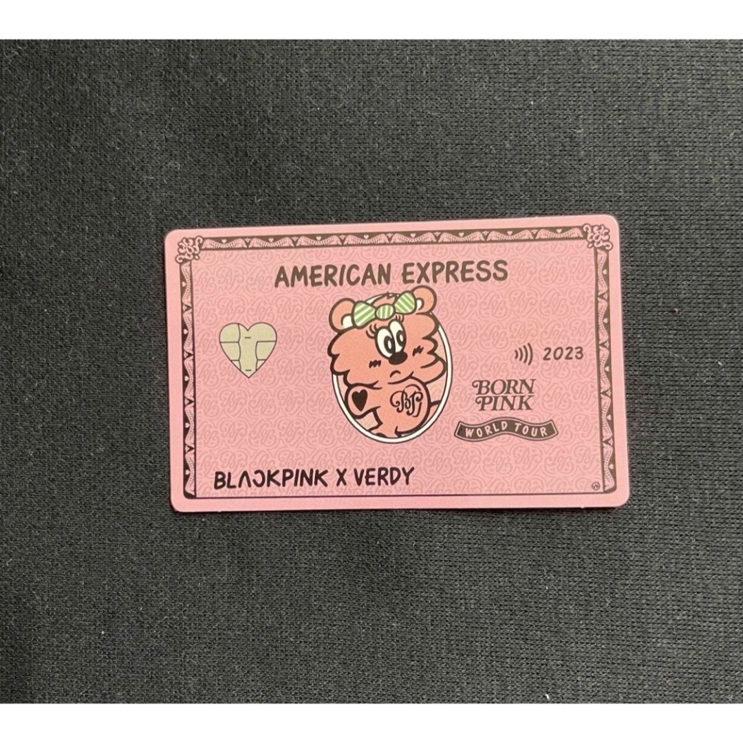 BLACKPINK VERDY AMEX Tシャツ Lサイズ➕非売品ステッカーの通販 by