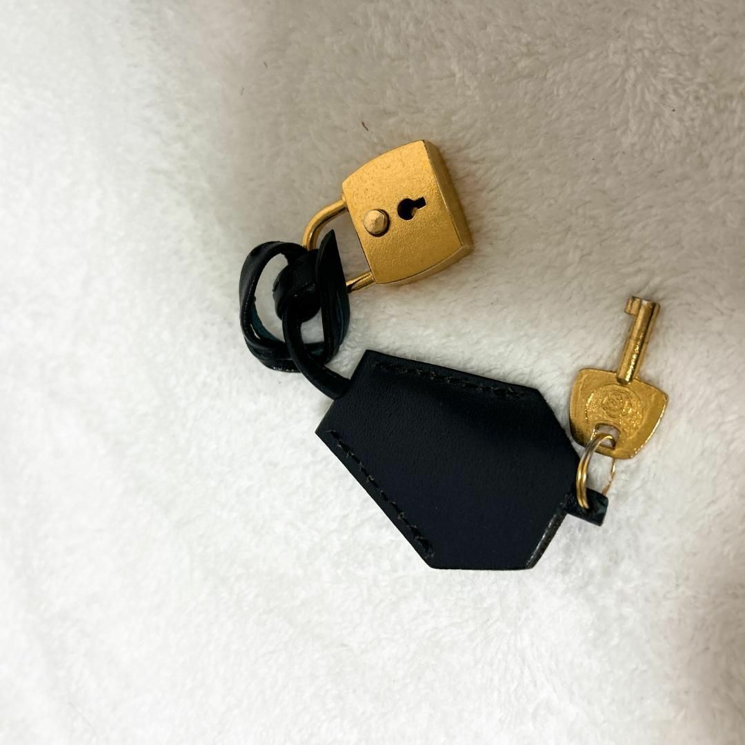 美品✨marie claireマリクレールショルダーバッグハンドバッグネイビー