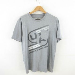 アンダーアーマー(UNDER ARMOUR)のアンダーアーマー UNDER ARMOUR Tシャツ 半袖 グレー XL(Tシャツ/カットソー(半袖/袖なし))