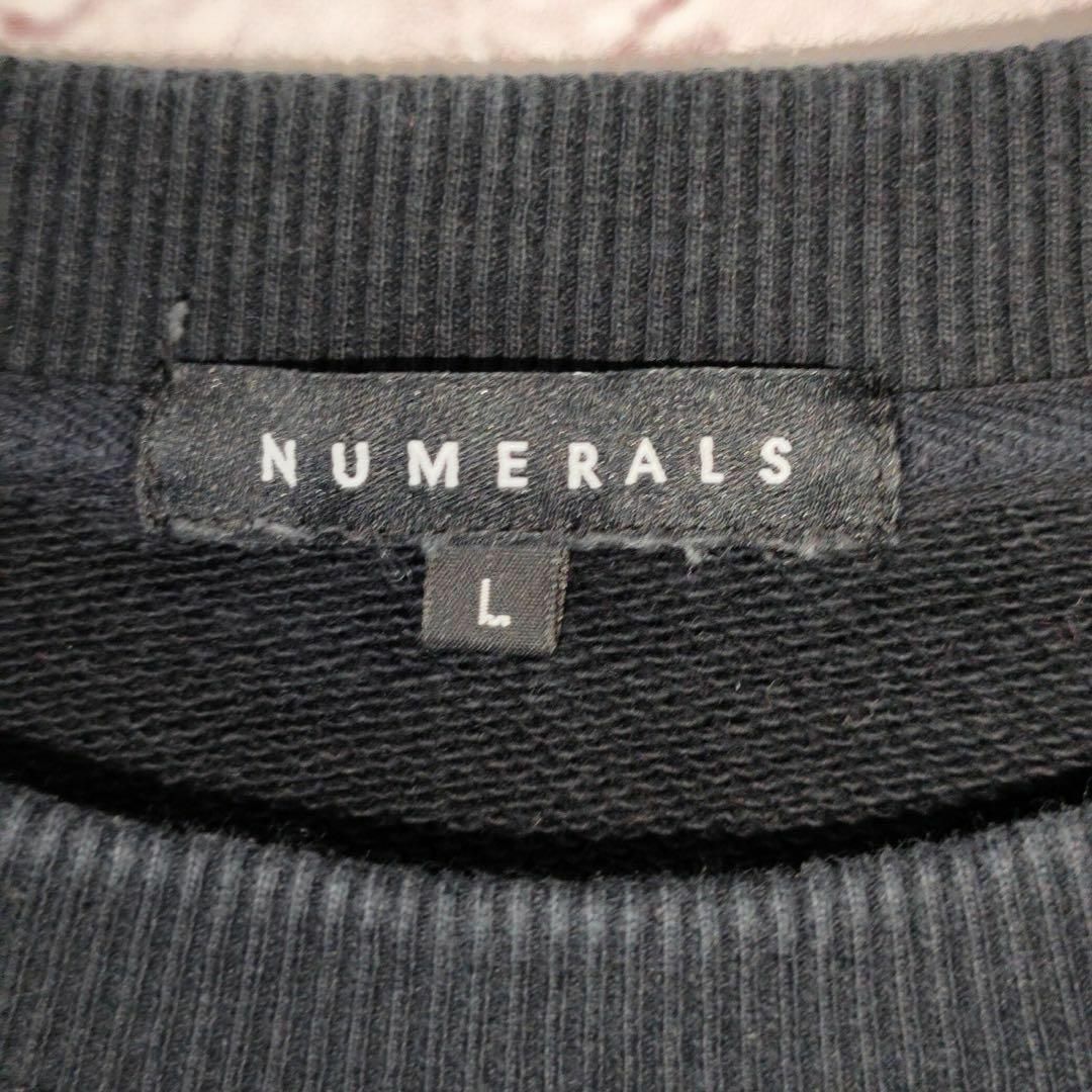 NUMERALS(ヌメラルズ)のNUMERALS　ヌメラルズ トレーナー　ロゴ メンズ　レディース メンズのトップス(スウェット)の商品写真