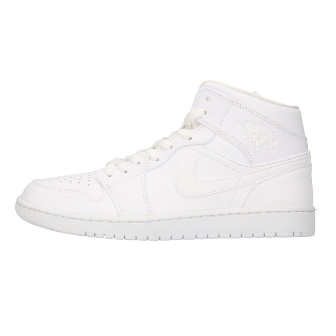 NIKE ナイキ AIR JORDAN 1 MID 554724-130 エア ジョーダン 1 ミッドカットスニーカー ホワイト US10.5/28.5cm