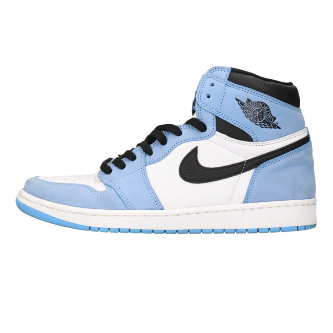 NIKE(ナイキ)のNIKE ナイキ AIR JORDAN 1 RETRO HIGH OG UNIVERCITY BLUE エアジョーダン1ハイユニバーシティーブルー ハイカットスニーカー 555088-134 US12/30cm メンズの靴/シューズ(スニーカー)の商品写真