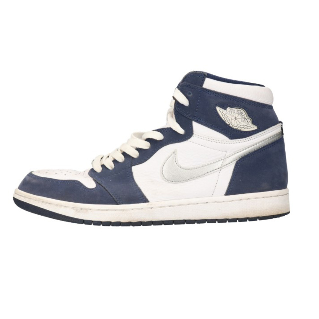 NIKE ナイキ AIR JORDAN 1 HIGH OG CO.JP 2020 エアジョーダン1 ハイカットスニーカー US10/28.0cm DC1788-100 ホワイト/ネイビー