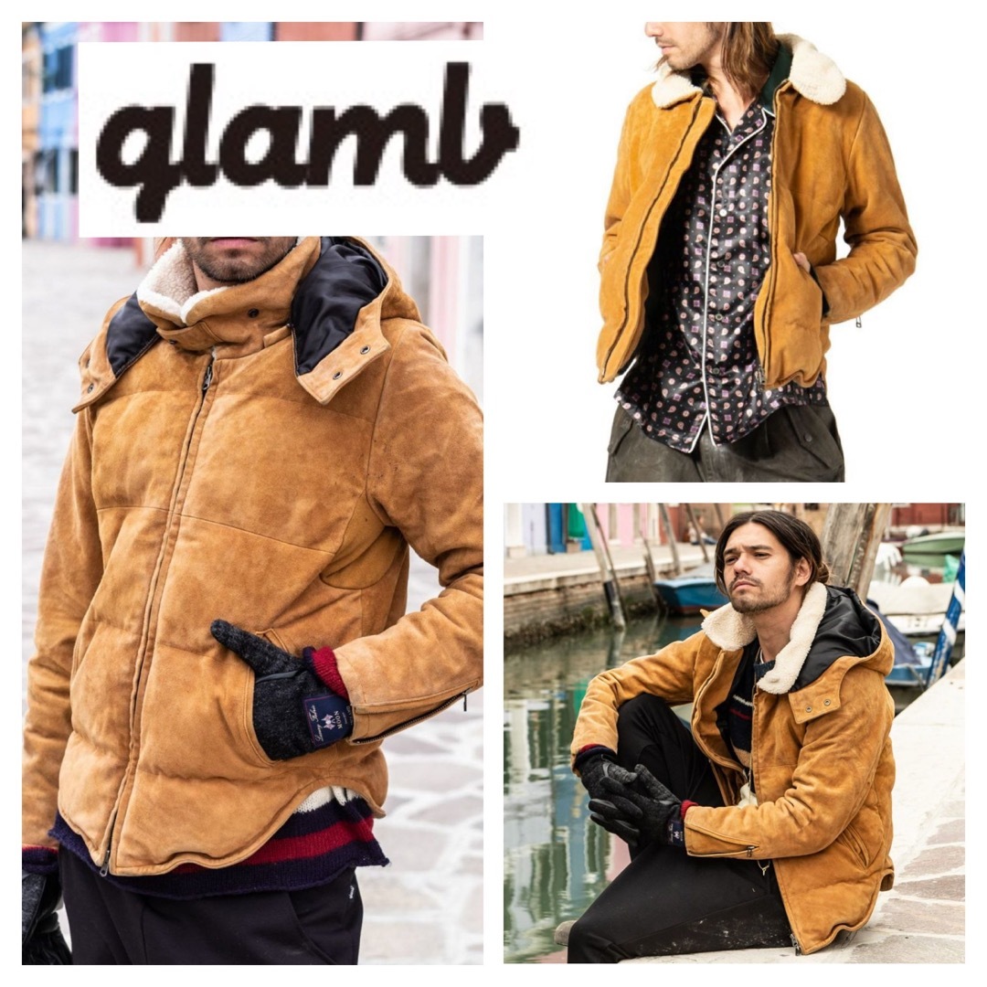 glambの21aw21aw■glamb グラム■スエードレザー ムスタング ダウンジャケット 1