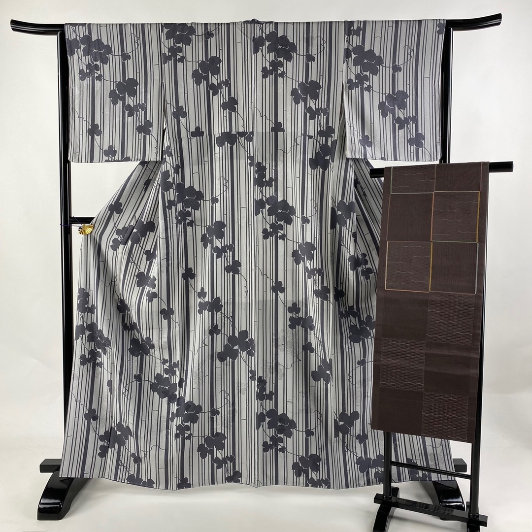 小紋 身丈164.5cm 裄丈64cm M 正絹 美品 秀品 | フリマアプリ ラクマ