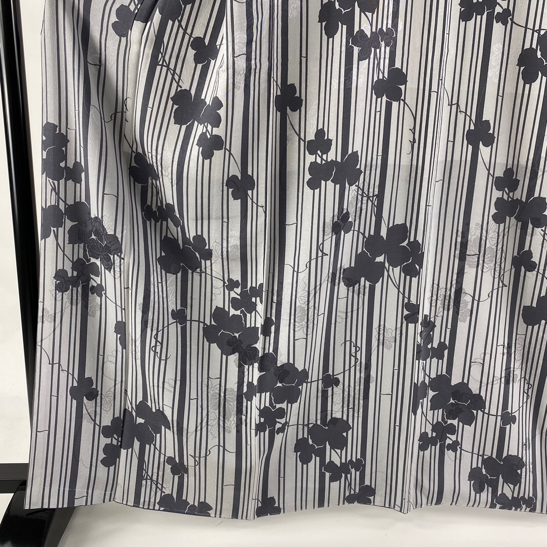 小紋 身丈164.5cm 裄丈64cm M 正絹 美品 秀品