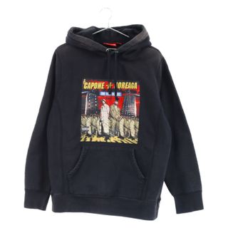 シュプリーム(Supreme)のSUPREME シュプリーム 16AW The War Report Hooded Sweatshirt シュプリーム ザウォーリポートフーデッドスウェットパーカー フーディー ブラック(パーカー)