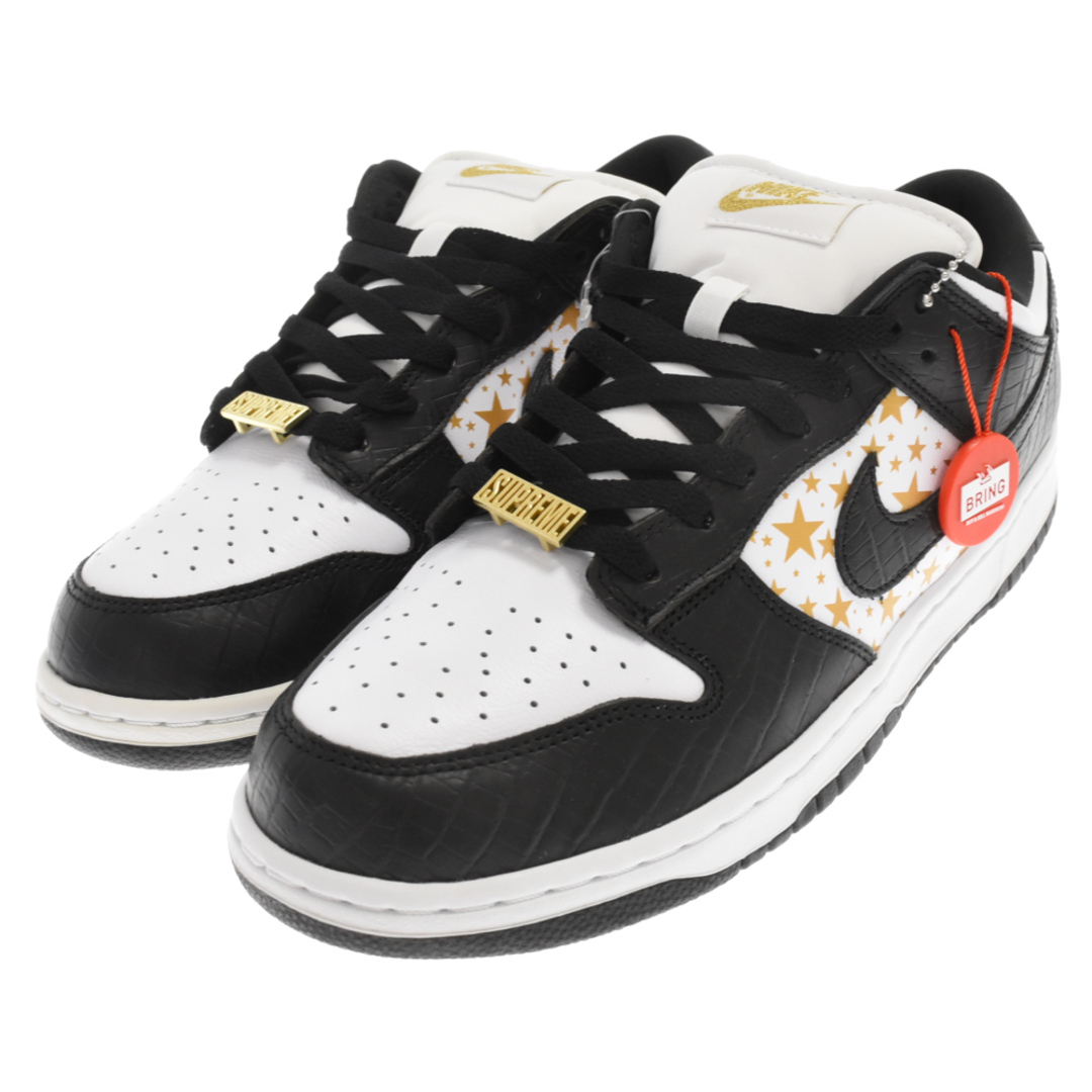 NIKE SB ナイキエスビー ×SUPREME DUNK LOW OG QS DH3228-102 シュプリーム ダンクロー ローカットスニーカー US9/27.0cm ホワイト/ブラック/ゴールド