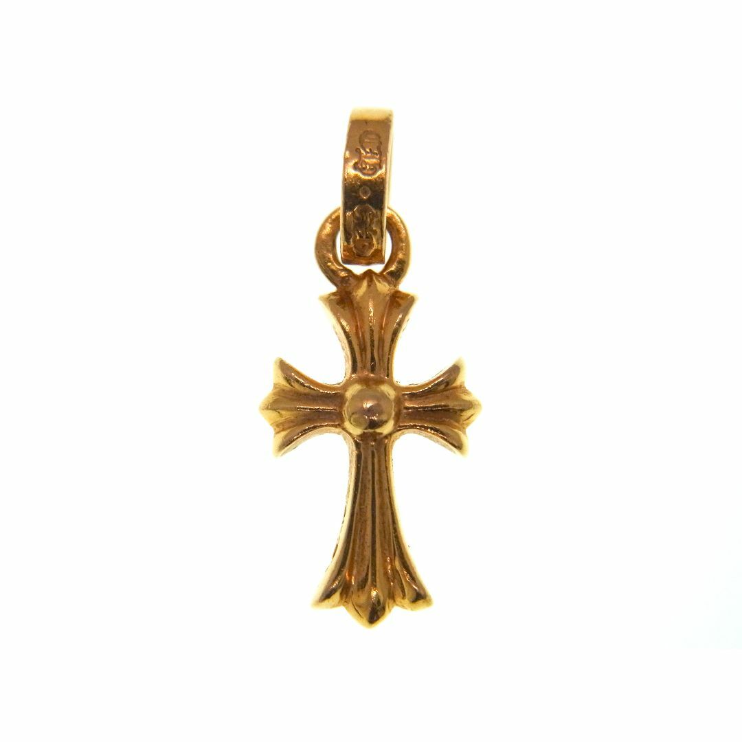 クロムハーツ CHROME HEARTS ■ 【 22K CRS BBYFAT P/DMND 】 ベイビーファット PAVE ダイヤ チャーム ゴールド ネックレストップ s1992