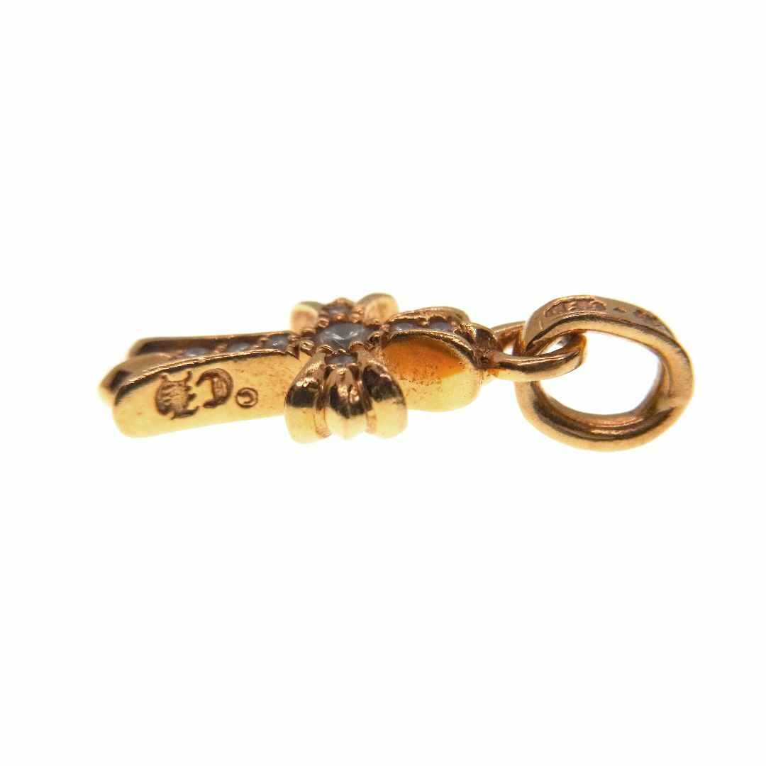 クロムハーツ CHROME HEARTS ■ 【 22K CRS BBYFAT P/DMND 】 ベイビーファット PAVE ダイヤ チャーム ゴールド ネックレストップ s1992