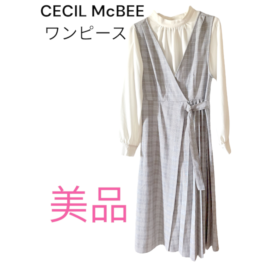 CECIL McBEE(セシルマクビー)の【美品】CECIL McBEE ワンピース レディースのワンピース(ロングワンピース/マキシワンピース)の商品写真