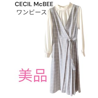 セシルマクビー(CECIL McBEE)の【美品】CECIL McBEE ワンピース(ロングワンピース/マキシワンピース)