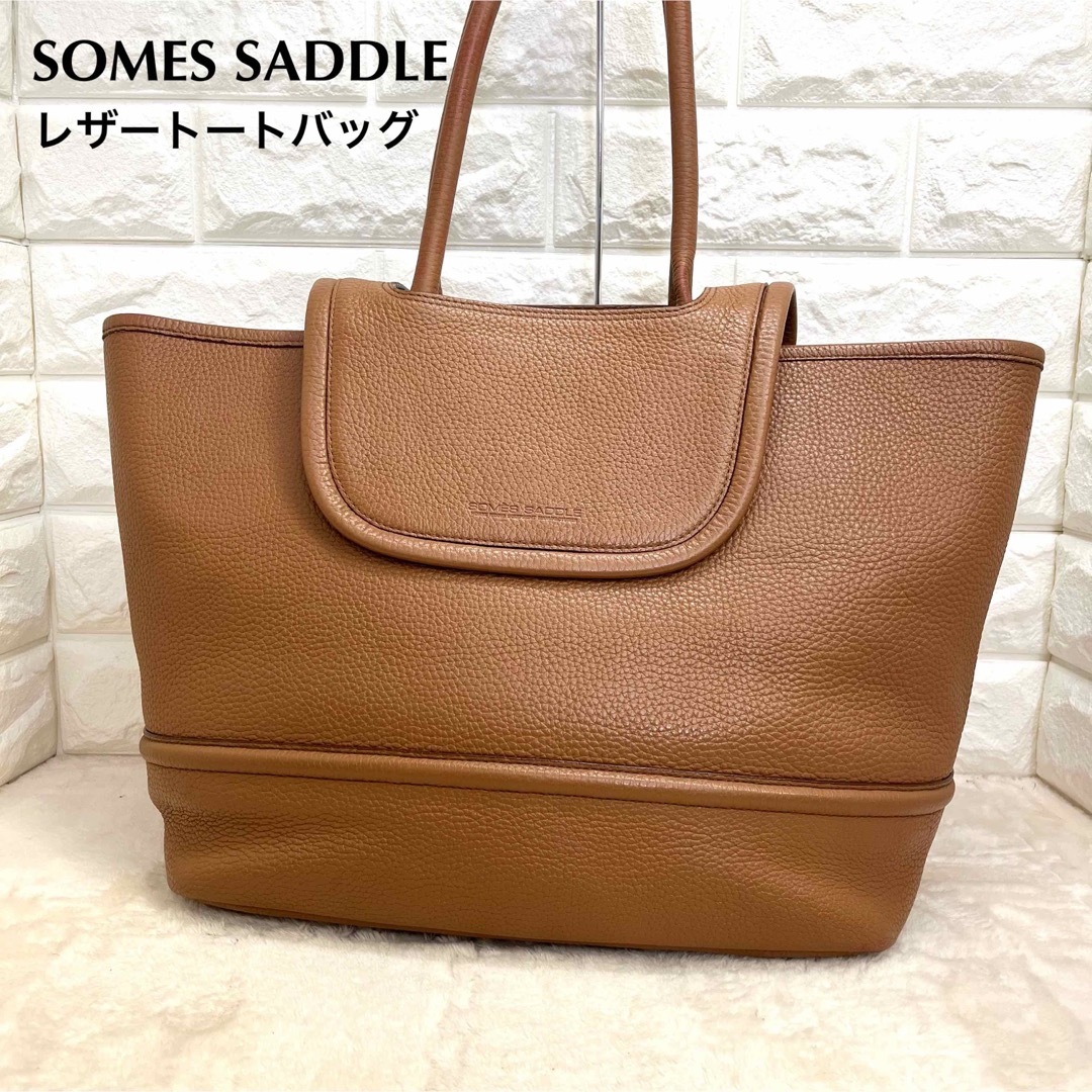 良品　ソメスサドル　レザートートバッグ　SOMES SADDLE 革