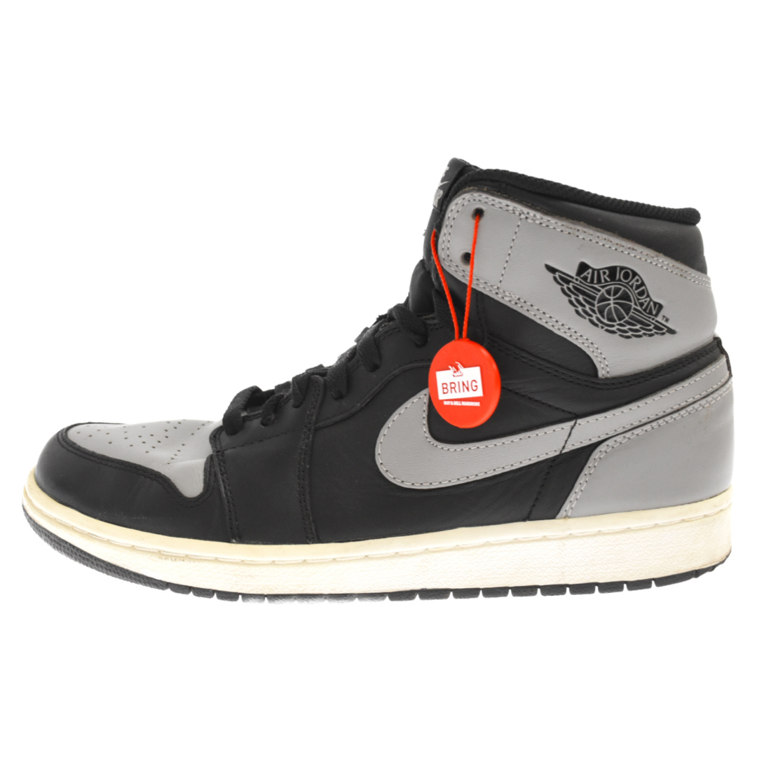 NIKE ナイキ 2013年製 AIR JORDAN 1 RETRO HIGH OG SHADOW エアジョーダン1 シャドウ ハイカットスニーカーシューズ グレー US9 555088-014