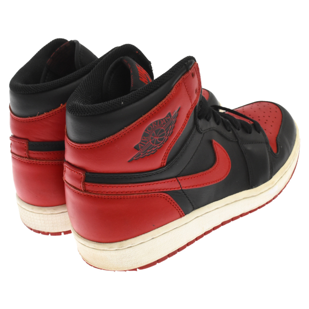 NIKE ナイキ 2013年製 AIR JORDAN 1 RETRO HIGH OG BRED エアジョーダン1 レトロ ハイ OG ブレッド ハイカットスニーカー ブラック/レッド US9 555088-023